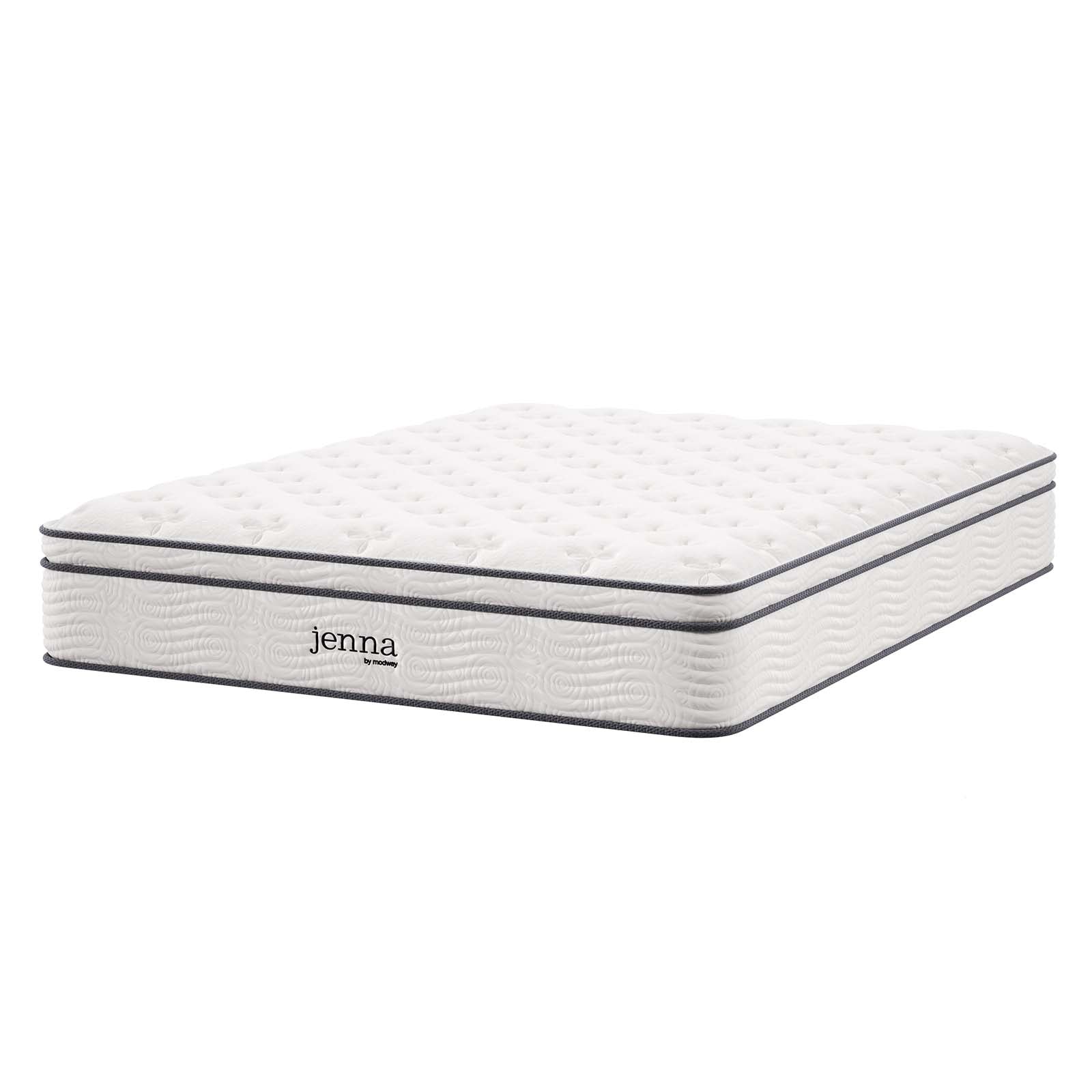 Jenna 12" Innerspring and Foam Queen Mattress By Modway - MOD-7089 | Mattresses