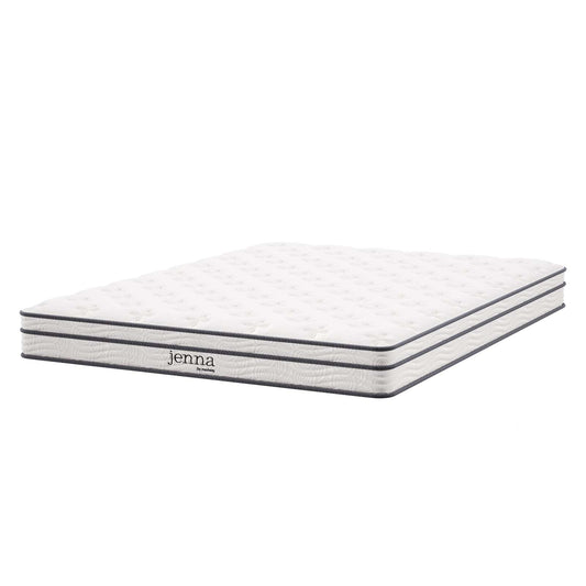 Jenna 6" Innerspring and Foam Queen Mattress By Modway - MOD-7095 | Mattresses