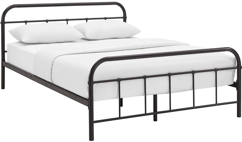 Modway Maisie Queen Stainless Steel Bed Frame | Beds | Modishstore-3