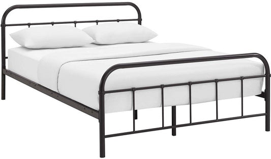 Modway Maisie Queen Stainless Steel Bed Frame | Beds | Modishstore-3