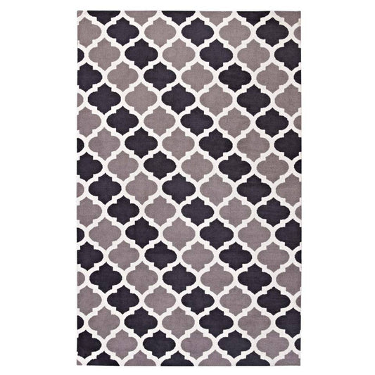 Modway Lida Moroccan Trellis 5x8 Area Rug | Rugs | Modishstore