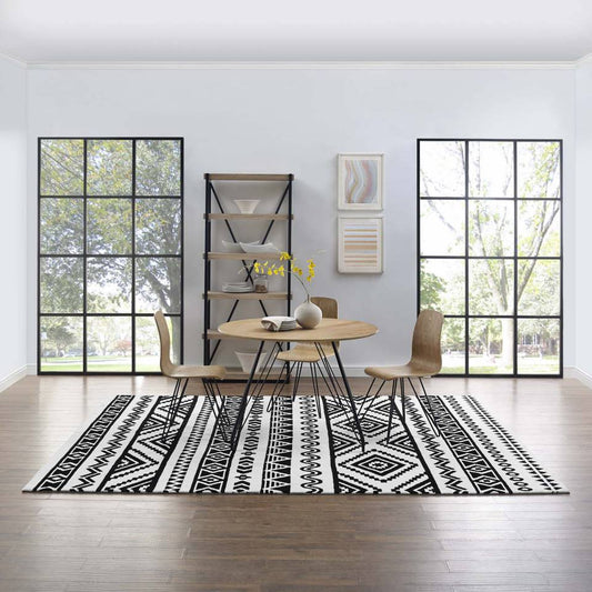 Modway Haku Geometric Moroccan Tribal 8x10 Area Rug | Rugs