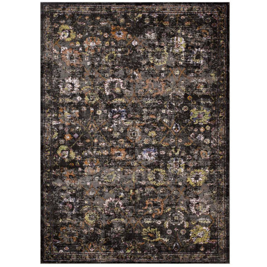 Modway Minu Distressed Floral Lattice 8x10 Area Rug |  | Modishstore