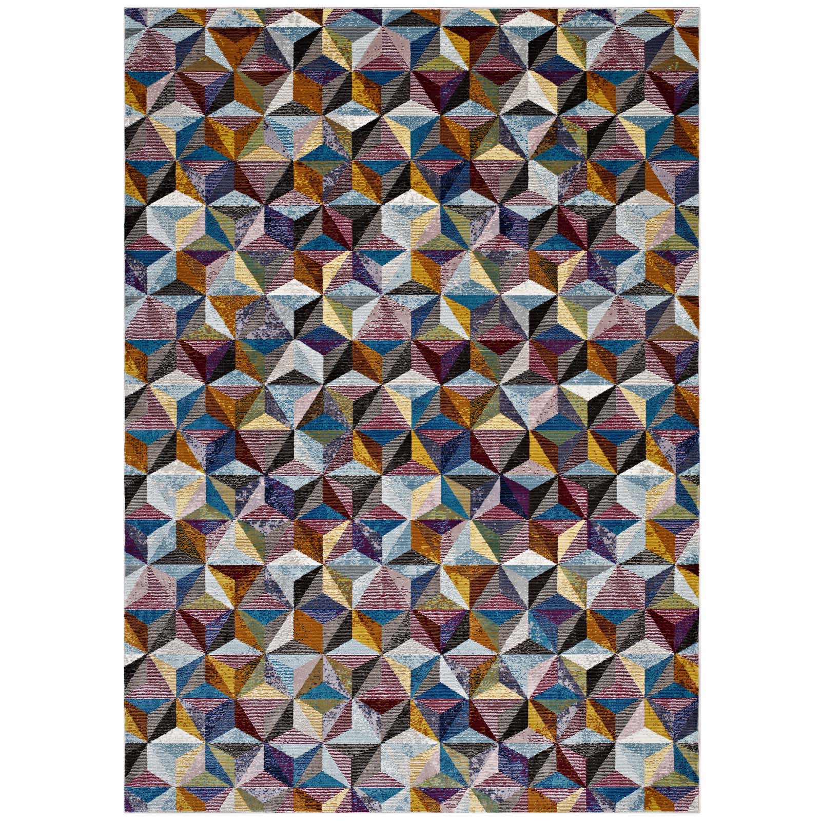 Modway Arisa Geometric Hexagon Mosaic 4x6
 Area Rug | Rugs