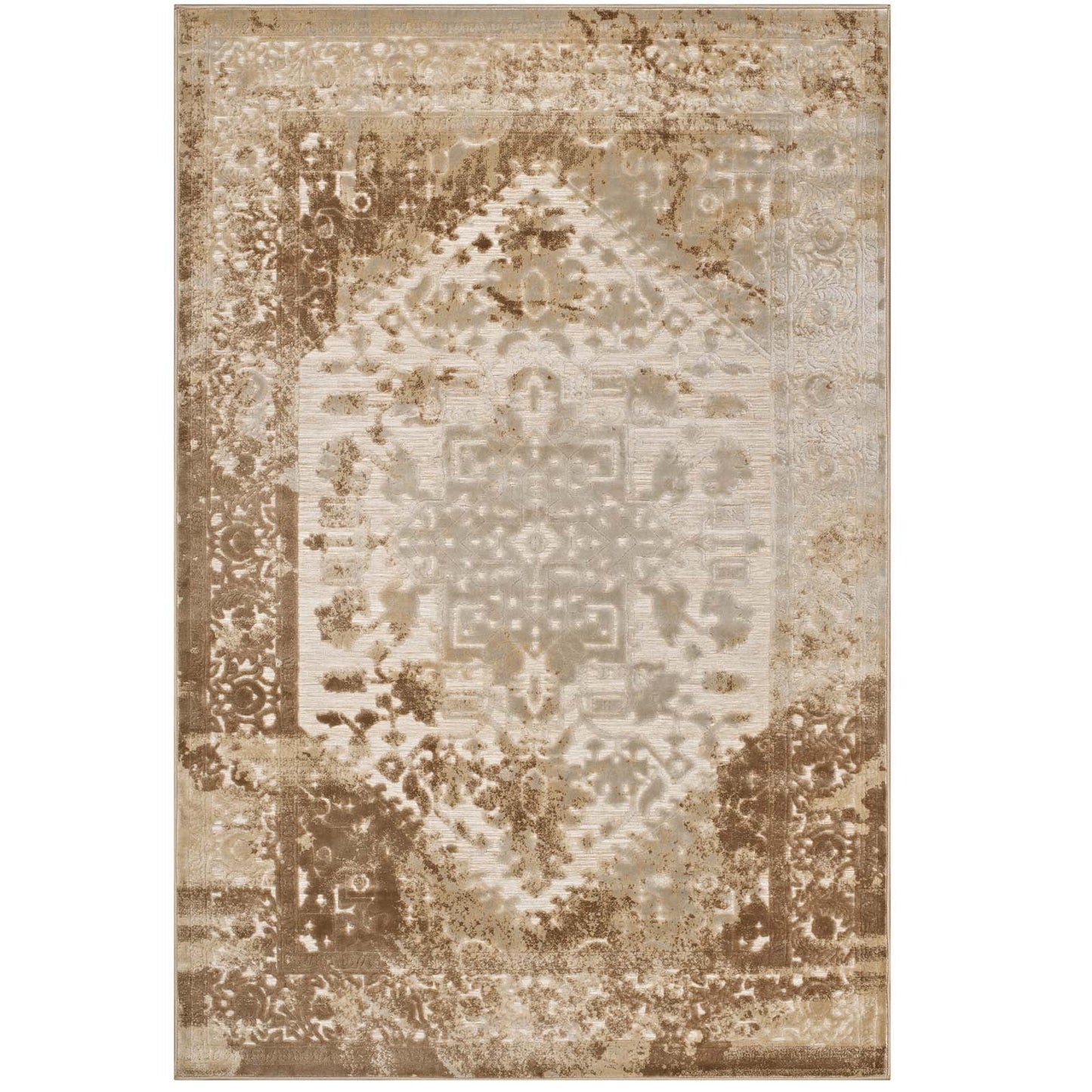 Modway Rosina Distressed Persian Medallion 5x8 Area Rug | Rugs | Modishstore
