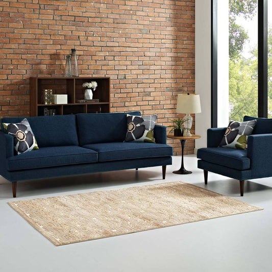 Modway Kennocha Rustic Vintage Abstract Waves 5x8 Area Rug | Rugs | Modishstore