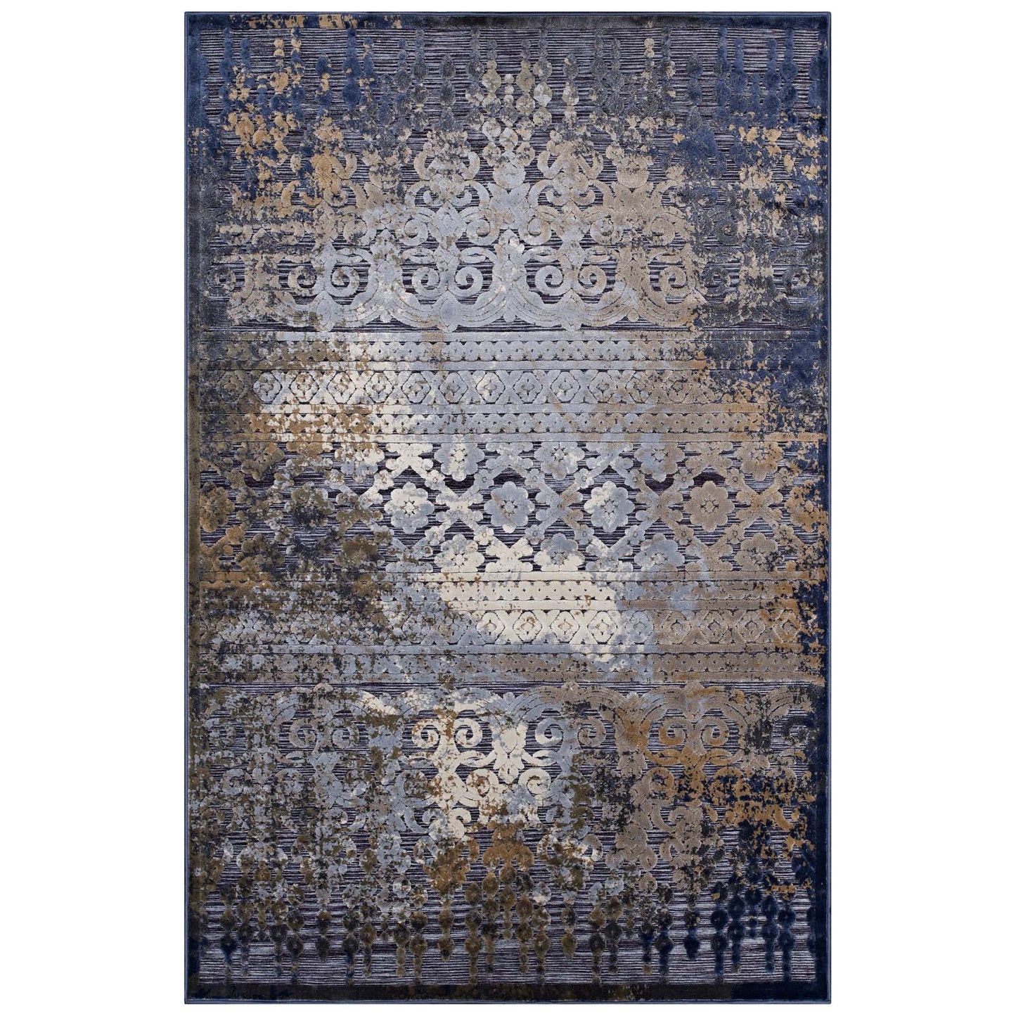 Modway Kalene Distressed Vintage Turkish 5X8 Area Rug | Rugs | Modishstore