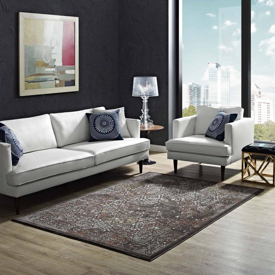 Modway Westia Ornate Turkish 8x10 Vintage Area Rug | Rugs | Modishstore