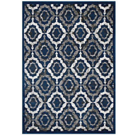 Modway Kalinda Rustic Vintage Moroccan Trellis 8x10 Area Rug | Rugs | Modishstore