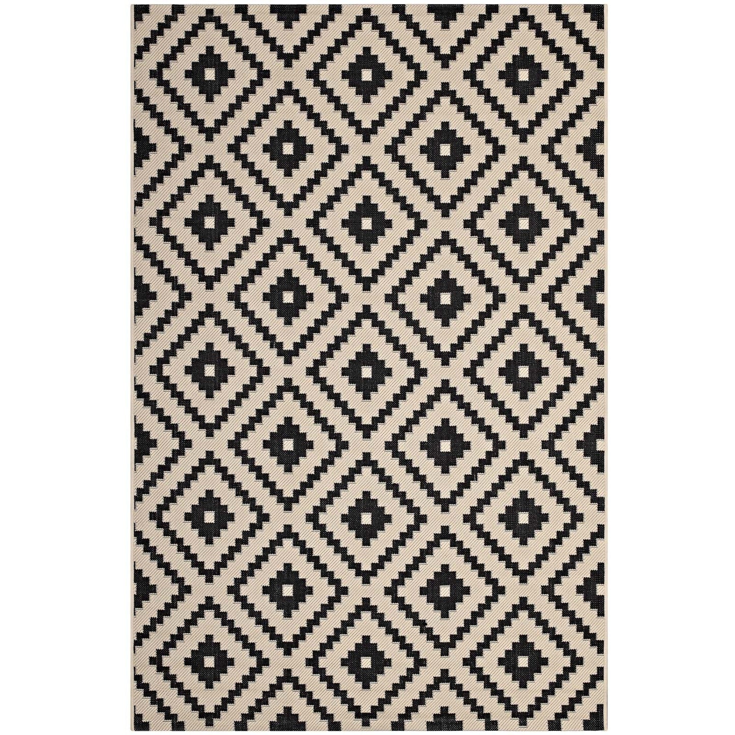 Perplex Geometric Diamond Trellis 9x12 Indoor and Outdoor Area Rug By Modway | Rugs | Modishstore