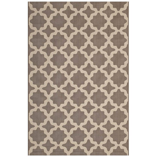 Modway Cerelia Moroccan Trellis 8x10 Indoor and Outdoor Area Rug | Rugs