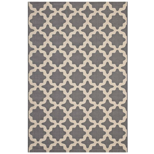 Modway Cerelia Moroccan Trellis 8x10 Indoor and Outdoor Area Rug | Rugs | 