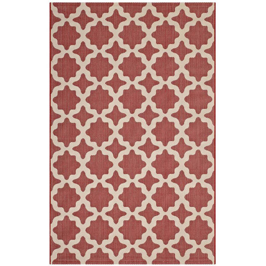Modway Cerelia Moroccan Trellis 8x10 Indoor and Outdoor Area Rug | Rugs | 
