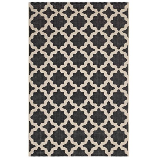 Modway Cerelia Moroccan Trellis 8x10 Indoor and Outdoor Area Rug | Rugs | 