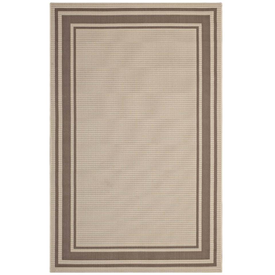Modway Rim Solid Border 8x10 Indoor and Outdoor Area Rug | Rugs | Modishstore