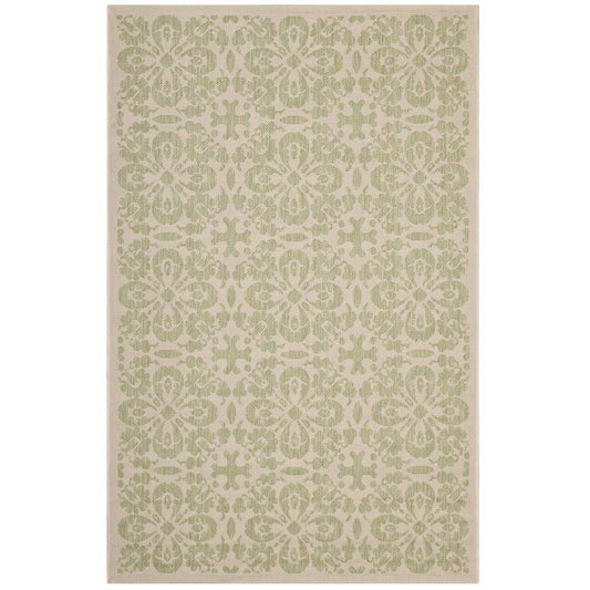 Modway Ariana Vintage Floral Trellis 8x10 Indoor and Outdoor Area Rug | Rugs | 