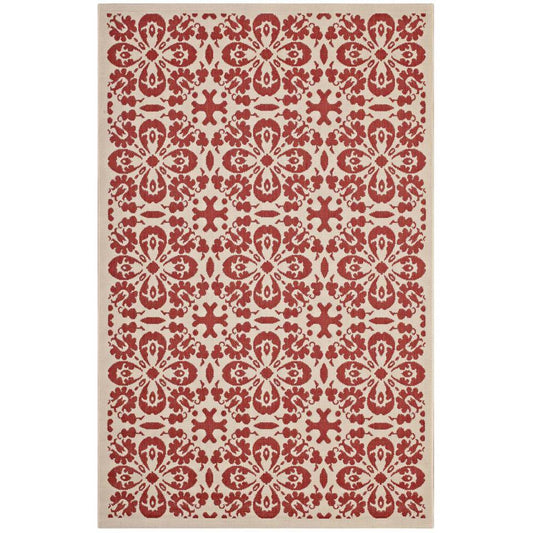 Modway Ariana Vintage Floral Trellis 8x10 Indoor and Outdoor Area Rug | Rugs | 
