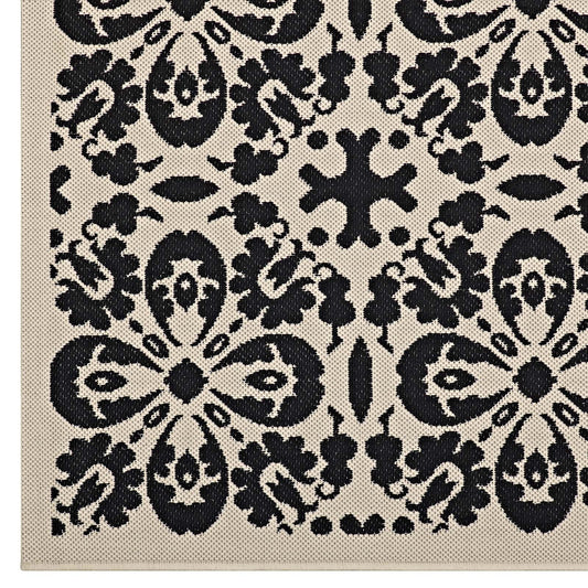 Modway Ariana Vintage Floral Trellis Indoor and Outdoor Area Rug | Rugs | 