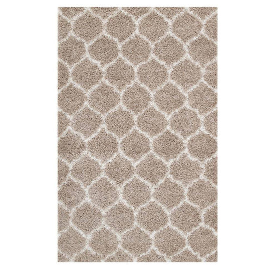 Modway Solvea Moroccan Trellis 8x10 Shag Area Rug | Rugs | Modishstore-3