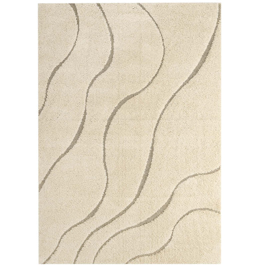 Modway Jubilant Abound Abstract Swirl 5x8 Shag Area Rug | Rugs | Modishstore