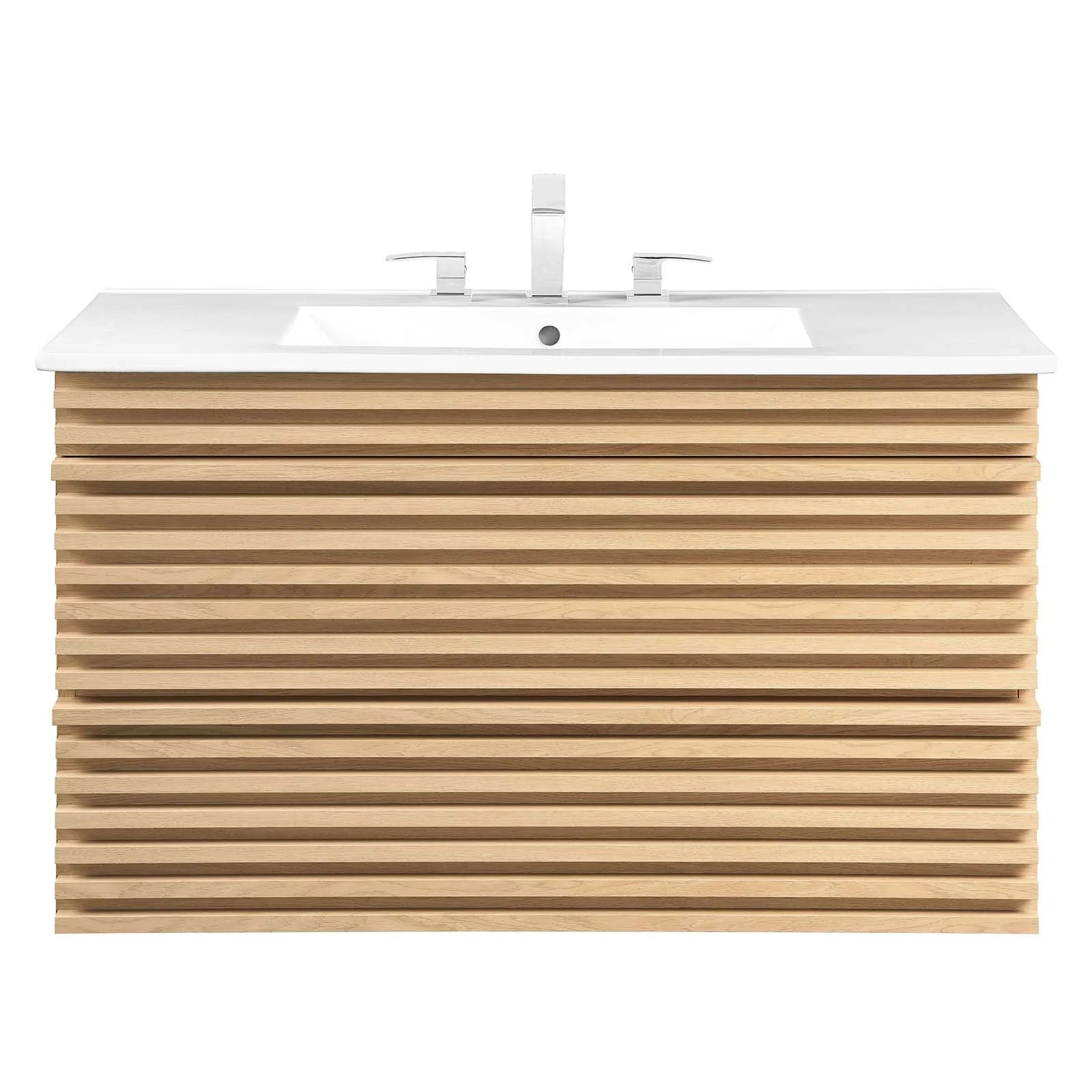 Modway Render 36" Wall-Mount Bathroom Vanity | Bathroom Accessories | Modishstore-2